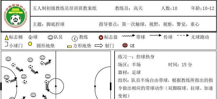 提升足球技巧（突破防线的秘密武器——交叉绕球技巧）