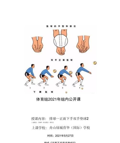 优化排球垫球式发球动作，提高发球技术水平（掌握正确的垫球发球要领，让你的发球更加精准稳定）