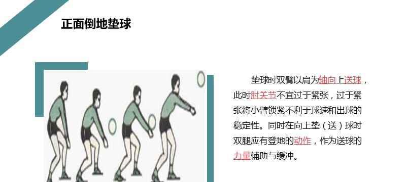 侧身垫球技巧（如何正确进行排球侧身垫球动作，关键点分析和训练方法一览）