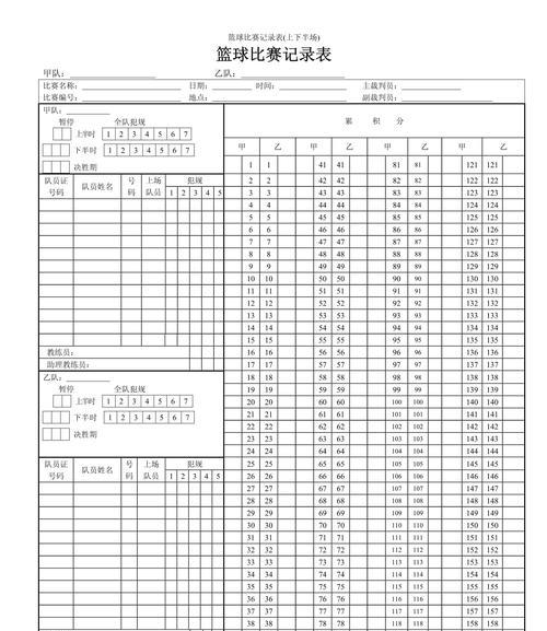 半场篮球防守训练计划表（从基础技巧到实战应用，打造全面防守能力）